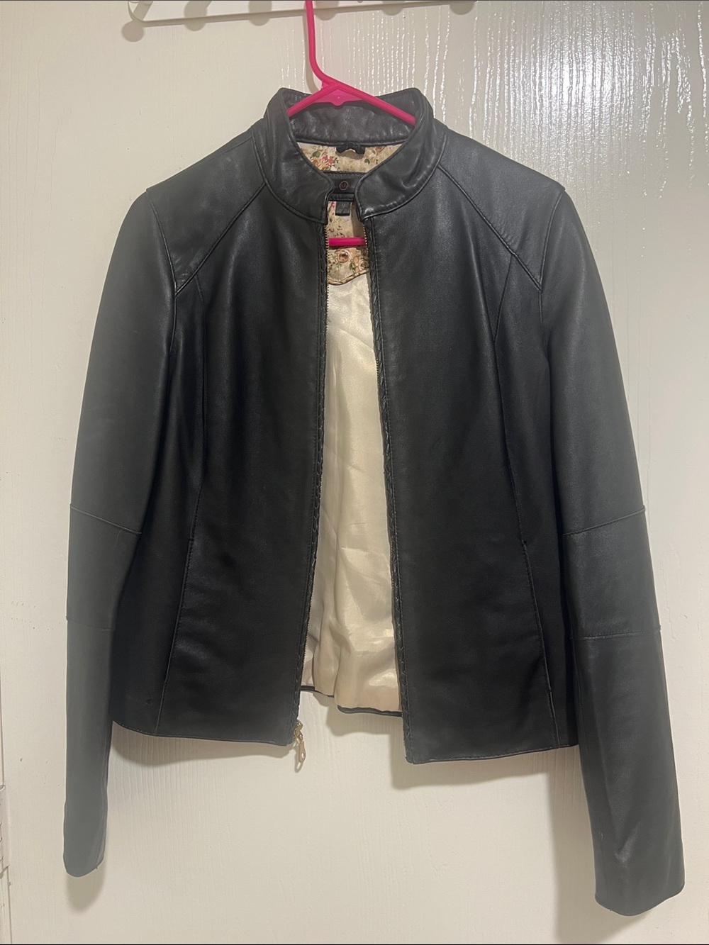 Wilsons Leather Women's Black Moto-Style Leather Jacket